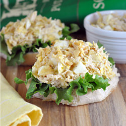 Tuna and Egg Salad Sandwich