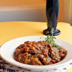 Beer Braised Beef with Mushrooms