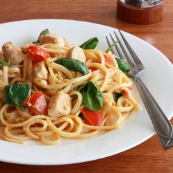 Creamy Chicken and Pesto Pasta
