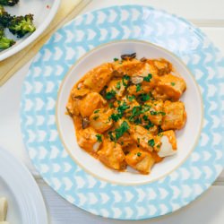 Gnocchi & Roasted Pepper Alfredo