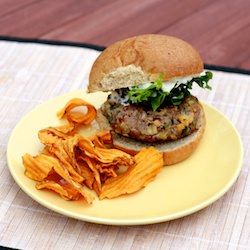 Turkey Burgers with Lemon Mayo