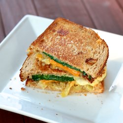 Roasted Cauliflower Grilled Cheese