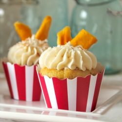 Coconut Mango Cupcakes