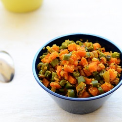 Carrot & Bean Stir Fry