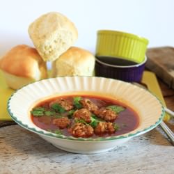 Mexican Meatball Soup