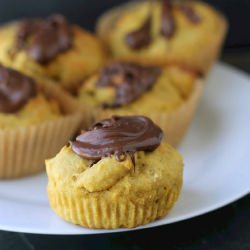 Mango Muffins with Carob Frosting