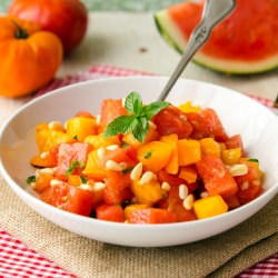 Watermelon Tomato Salad