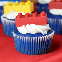 Lego Brick Cupcakes