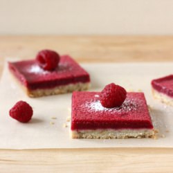 Lighter Fresh Raspberry Squares