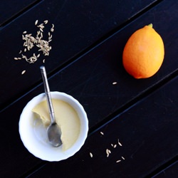 Meyer Lemon Fennel Pots de Creme