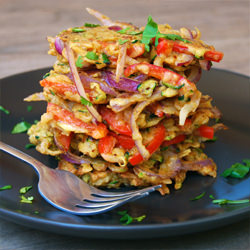 Indian Spiced Vegetable Fritters