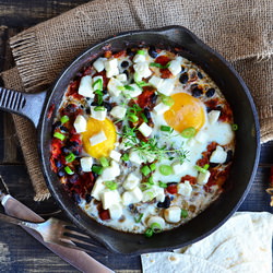 Poached Eggs in Tomato Sauce