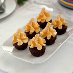 Chocolate and Orange Mini Cupcakes