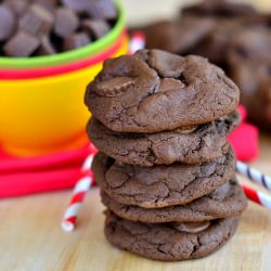 Chocolate Peanut Butter Cup Cookies