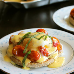 Roasted Tomato Eggs Benedict