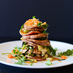 Thai Sweet Potato Stacks