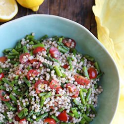 Lemon Asparagus Couscous Salad