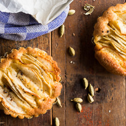Apple Cardamom Tarts
