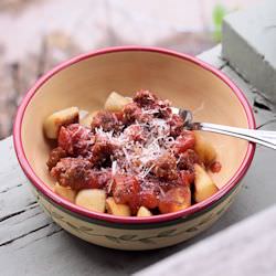Gnocchi with Sausage & Tomatoes