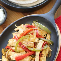 Skinny Chicken Fajitas