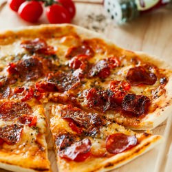 Homemade Mozzarella Pizza