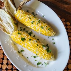 Parmesan Garlic Grilled Corn