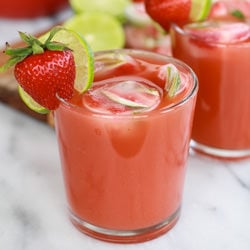 Strawberry Basil Limeade