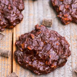 Double Chocolate Protein Cookies