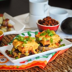 Chorizo Tofu Benedicts