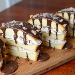 Coffee Toffee Mocha Crunch Cake