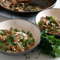 Mushroom Stroganoff