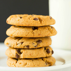 PB Pretzel Choc Chip Cookies