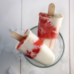 Watermelon Yogurt Ice-Pops