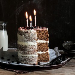 White Chocolate Espresso Cake