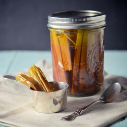 Indian Style Rhubarb Pickles