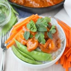 Thai Peanut Shrimp Bowls