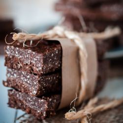 Chocolate Tahini Bars