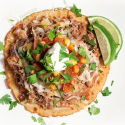 Pork Carnitas Tostadas