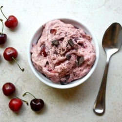 Banana Cherry Garcia Soft Serve