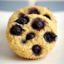 Blueberry Cornbread Muffins