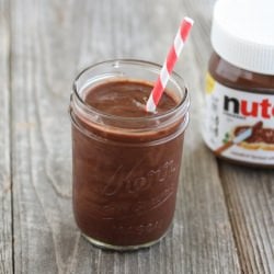 Nutella Banana Milkshake