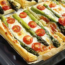 Tarts with Asparagus