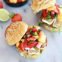 Brie Crab Cake Slider