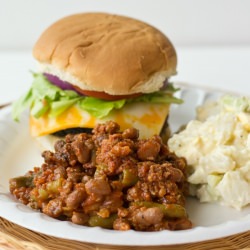 Baked Bean Sausage Casserole