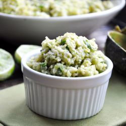 Cilantro Lime Avocado Rice