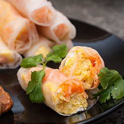 Breakfast Spring Rolls