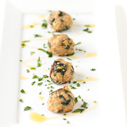Turkey, Spinach & Bacon Meatballs