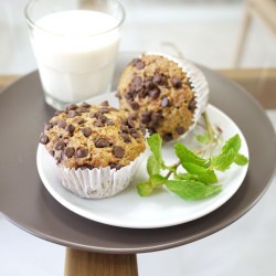 Sourdough Chocolate Chip Muffins