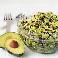 Avocado & Shaved Brussels Sprouts