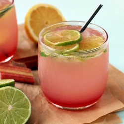 Rhubarb & Rosewater Syrup